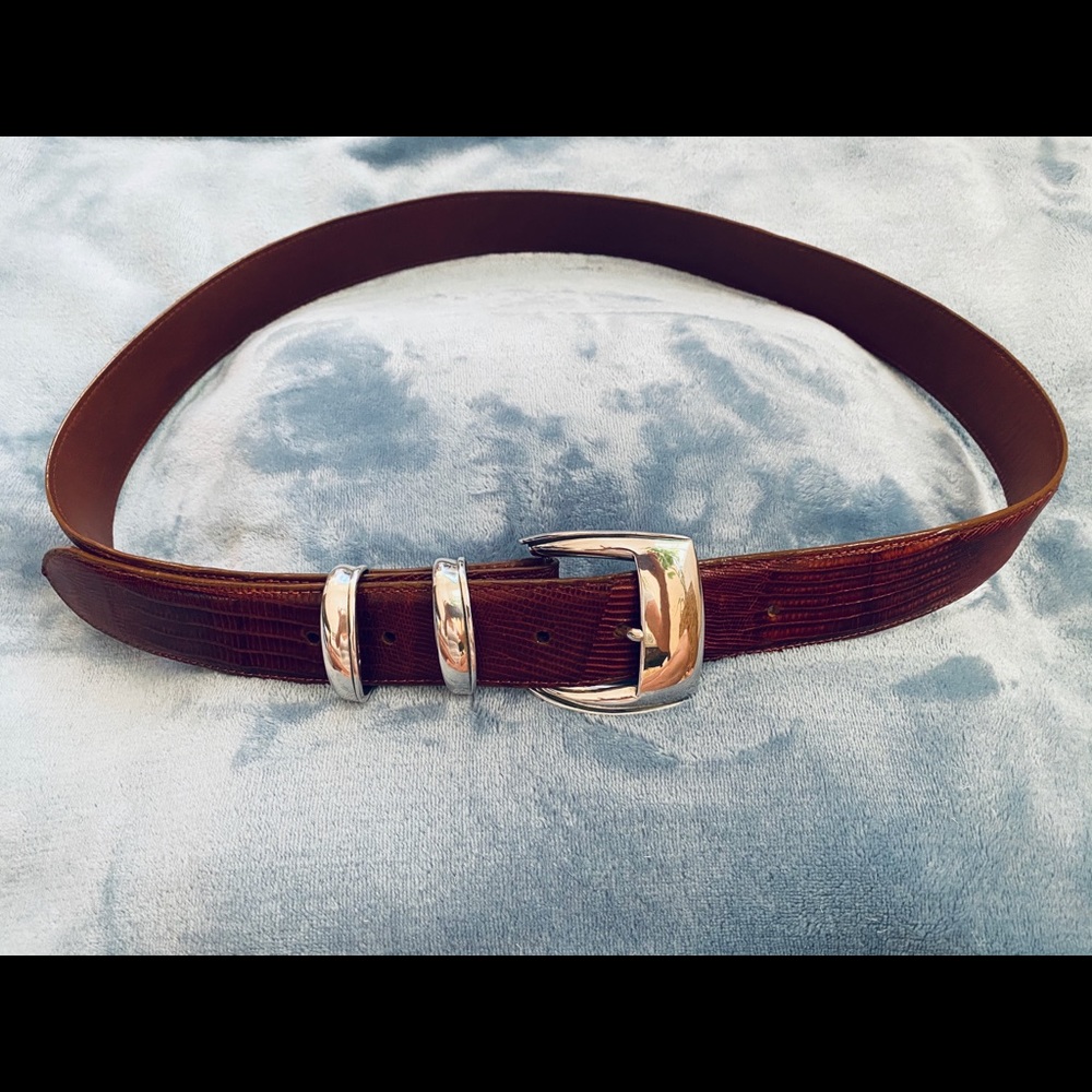 Set of sterling silver buckle